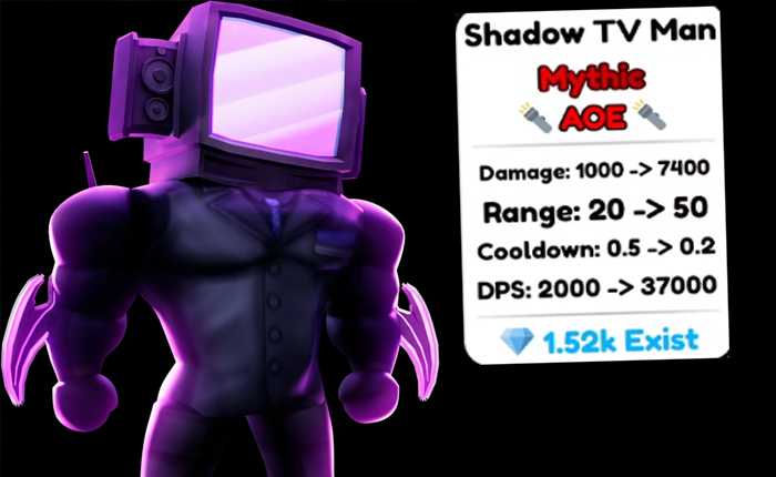 Consigue al hombre de Shadow TV en la defensa de la torre del baño