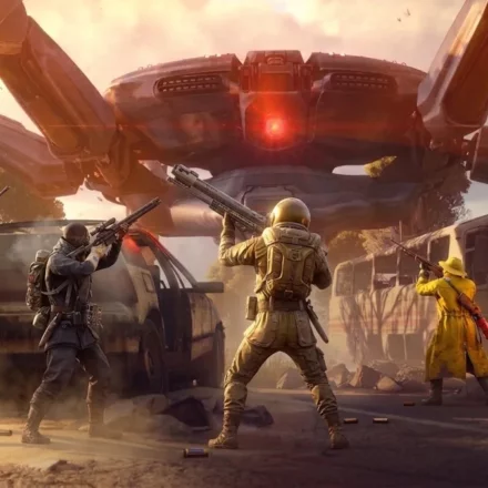 Raiders fighting against Queen in Arc Raiders