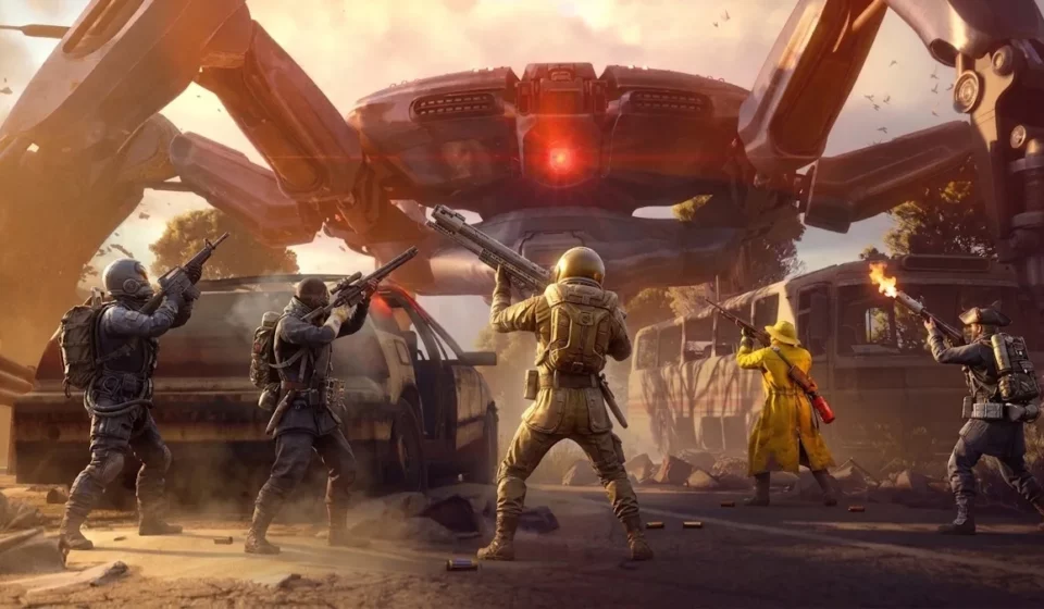 Raiders fighting against Queen in Arc Raiders