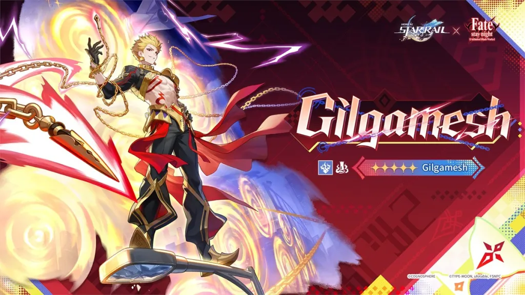 Gilgamesh Fate x HSR collab drip marketing