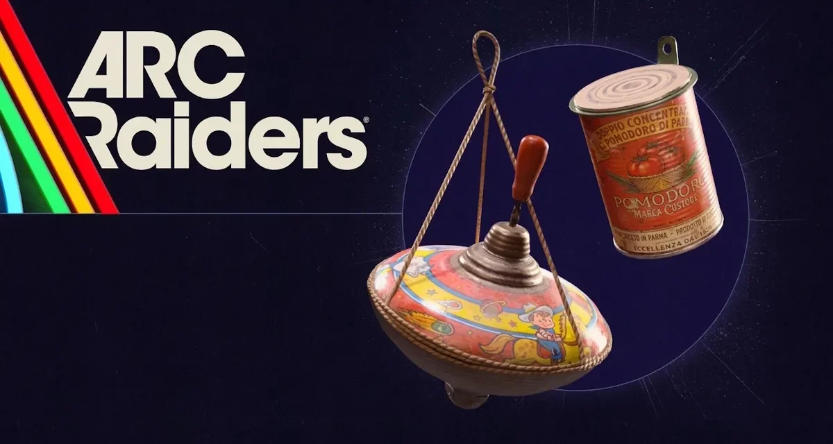 Spinning Top and Canned Tomatoes Backpack Charms Arc Raiders Twitch Drops