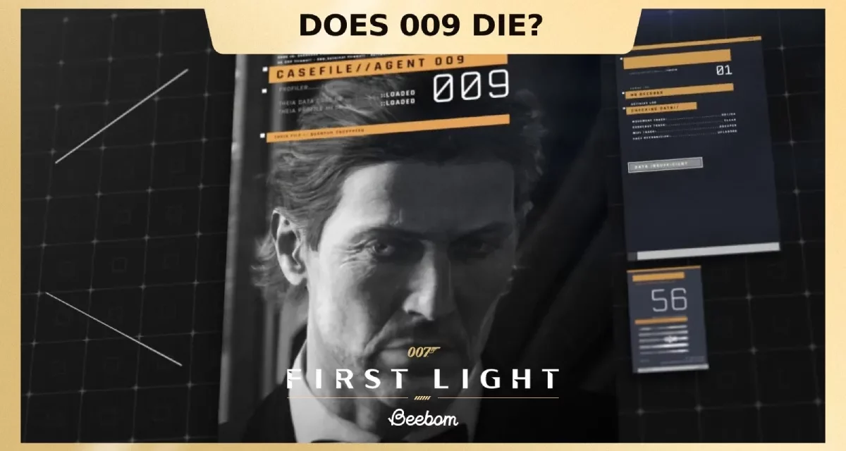 Does 009 die in 007 First Light