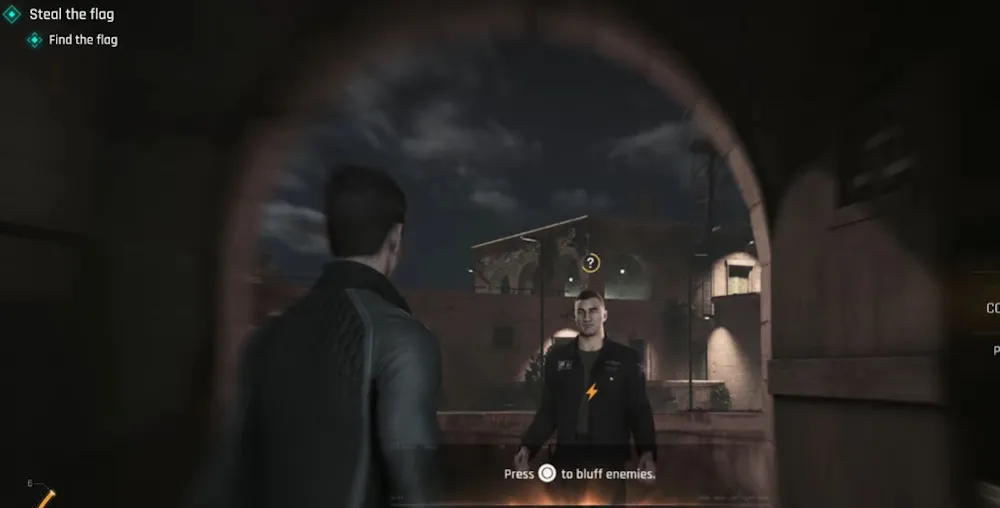 Ejemplo de Bluff en 007 First Light