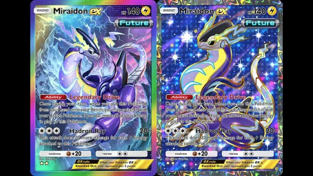 Miraidon EX card artwork