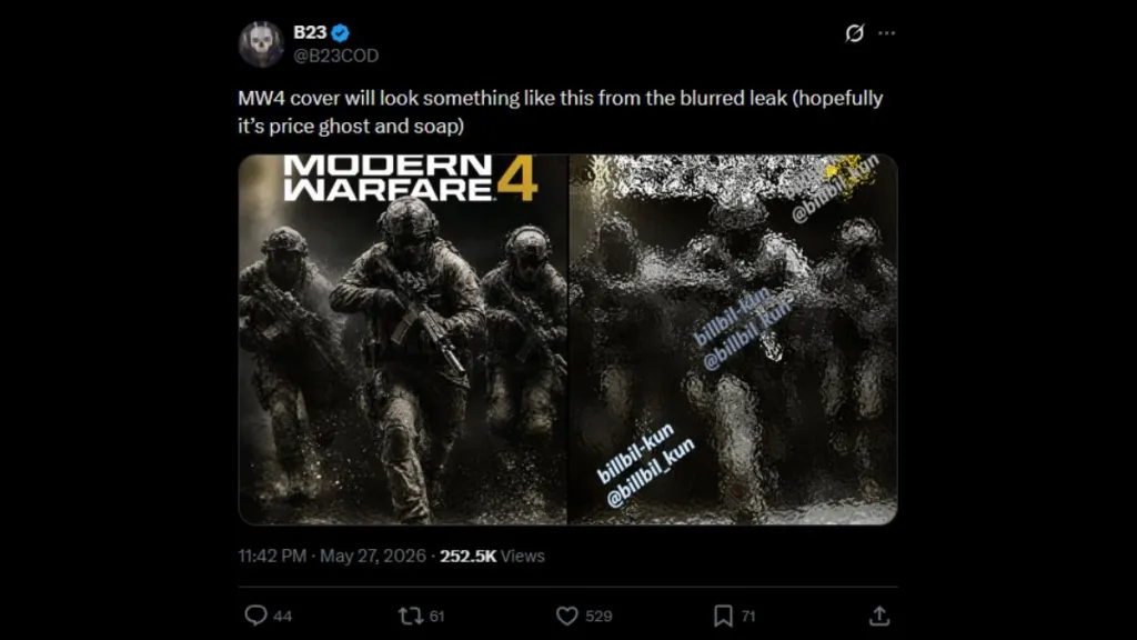 Call of Duty Modern Warfare 4 Cover Leak