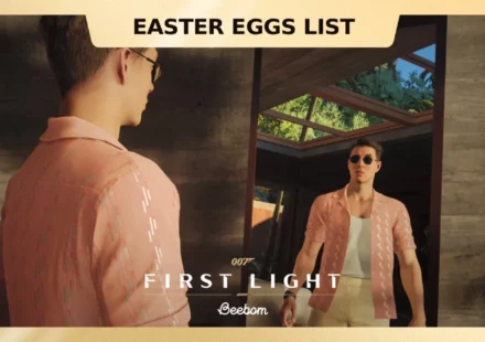 007 First Light easter eggs
