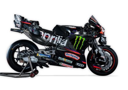 Aprilia révèle sa nouvelle livrée avec Monster