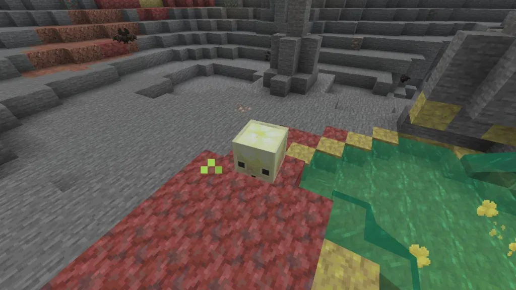 Cubo de azufre en Minecraft