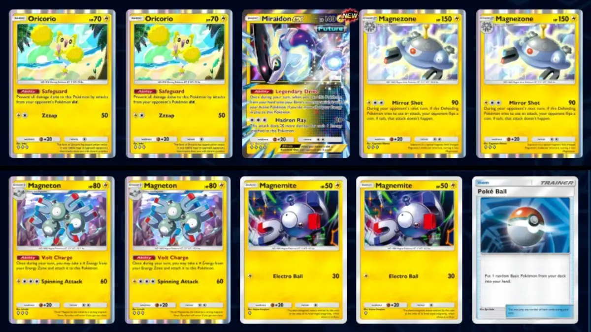 Miraidon EX deck illustration