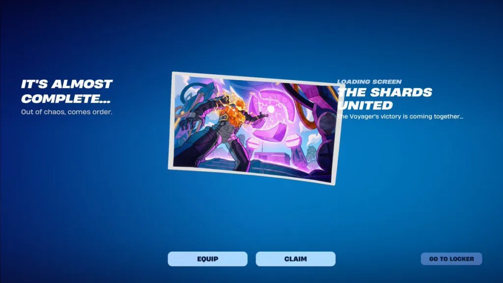 Pantalla de carga del evento en vivo de Fortnite