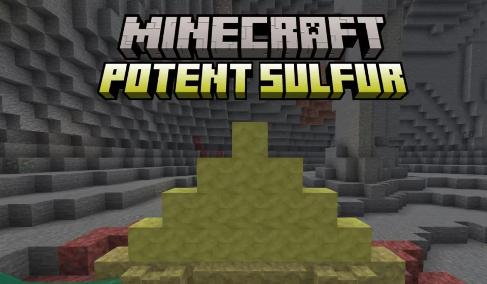 How to Get Potent Sulfur Block in Minecraft