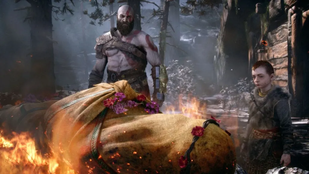 God of War Laufey funeral pyre