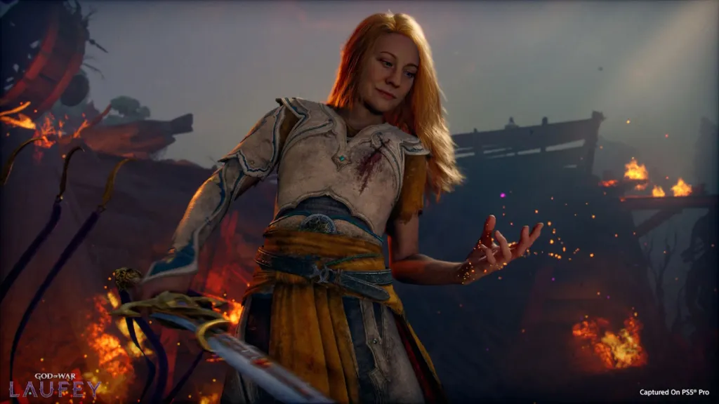 Faye in God of War Laufey game