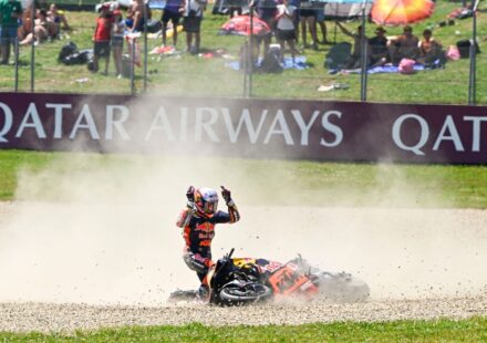 Bastianini agacé par sa double chute au Mugello et l'instabilité de la KTM