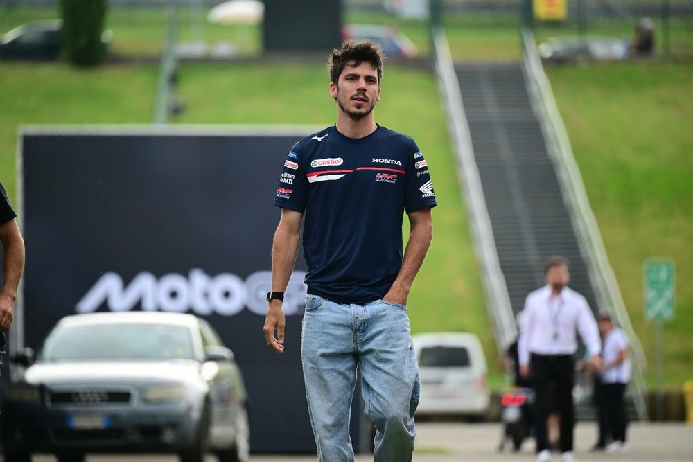Joan Mir aceptando el duodécimo puesto en Mugello