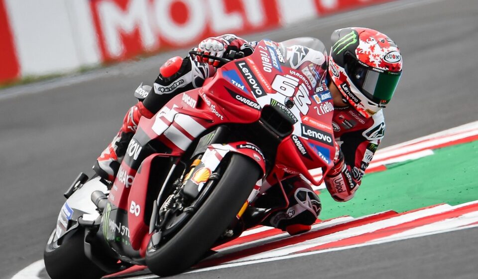 Bagnaia ralenti par un incompréhensible manque d'adhérence