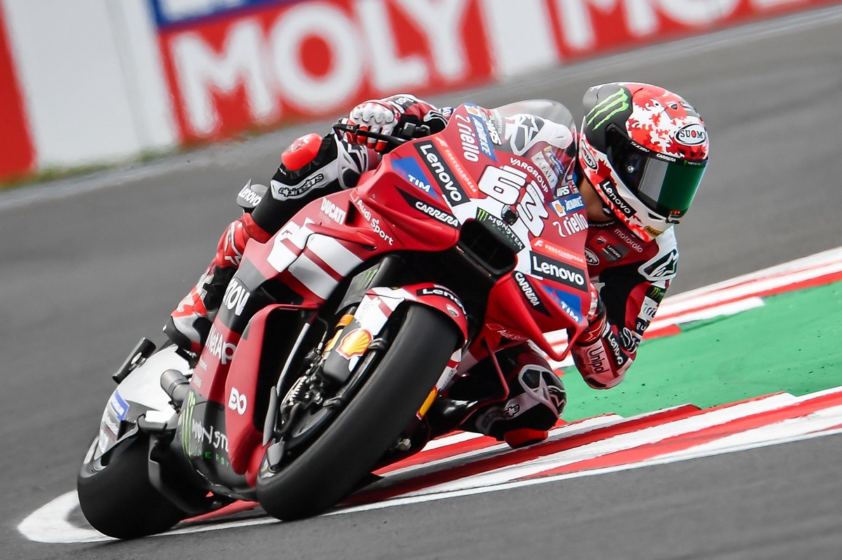 Bagnaia ralenti par un incompréhensible manque d'adhérence