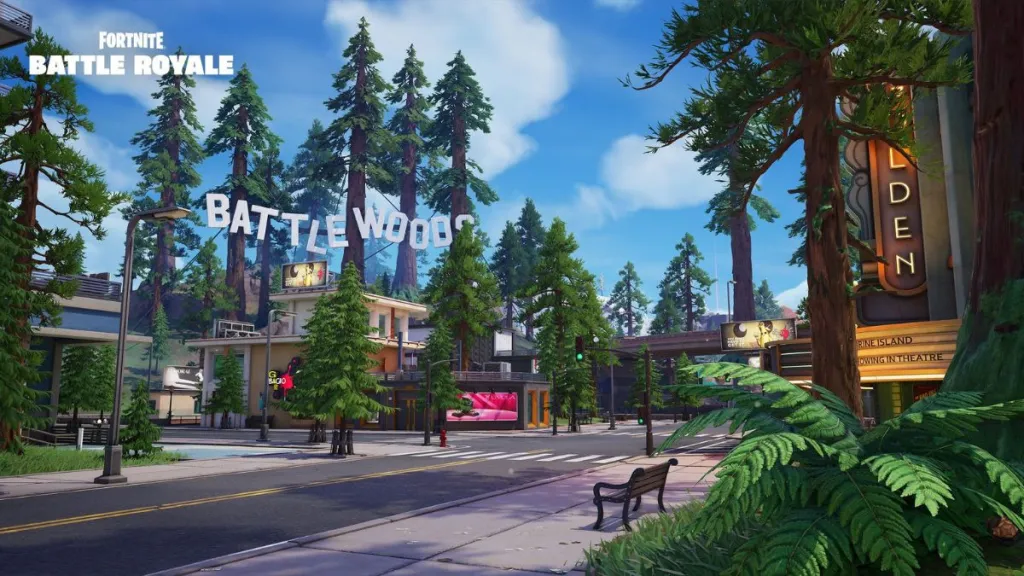 Battlewoods en Fortnite
