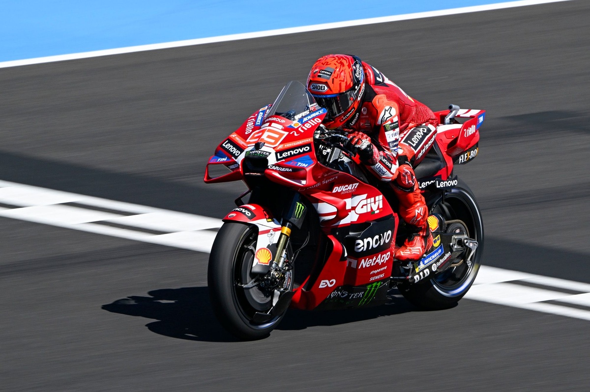 Marc Márquez se balade au Balaton