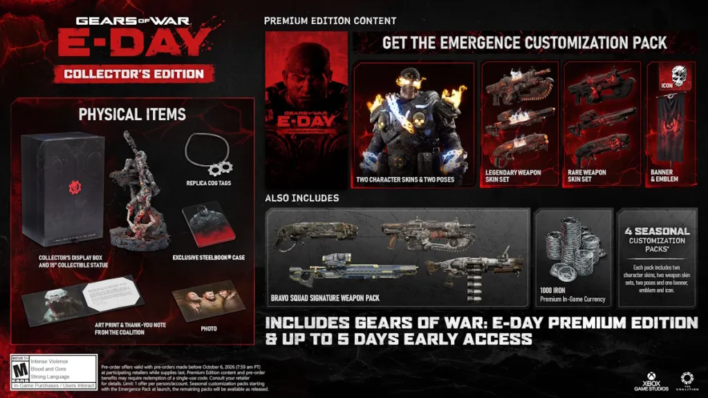 Ediciones de Gears of War E‑Day