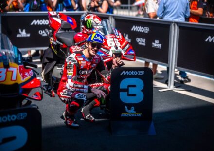 Bagnaia heureux troisième : "Je ne sais pas ce que je fais là !"