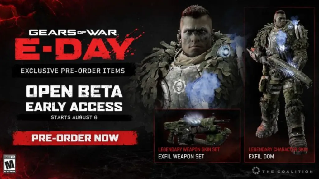 Gears of War E-Day Pre Order Bonuses
