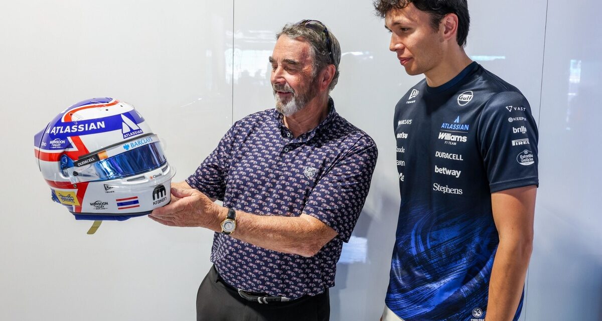 Albon va porter le casque de Mansell... pour battre l'un de ses records !