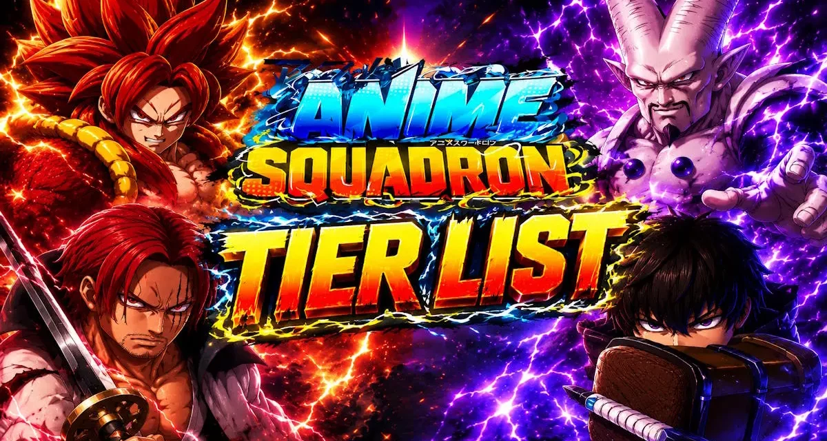 Anime Squadron tier list
