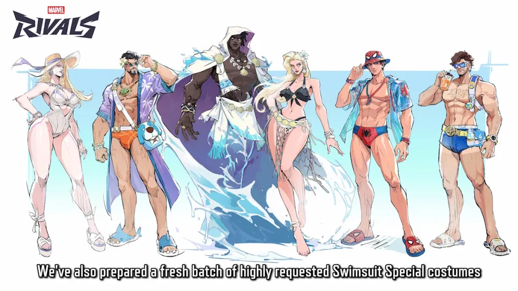 Skins de baño en Marvel Rivals