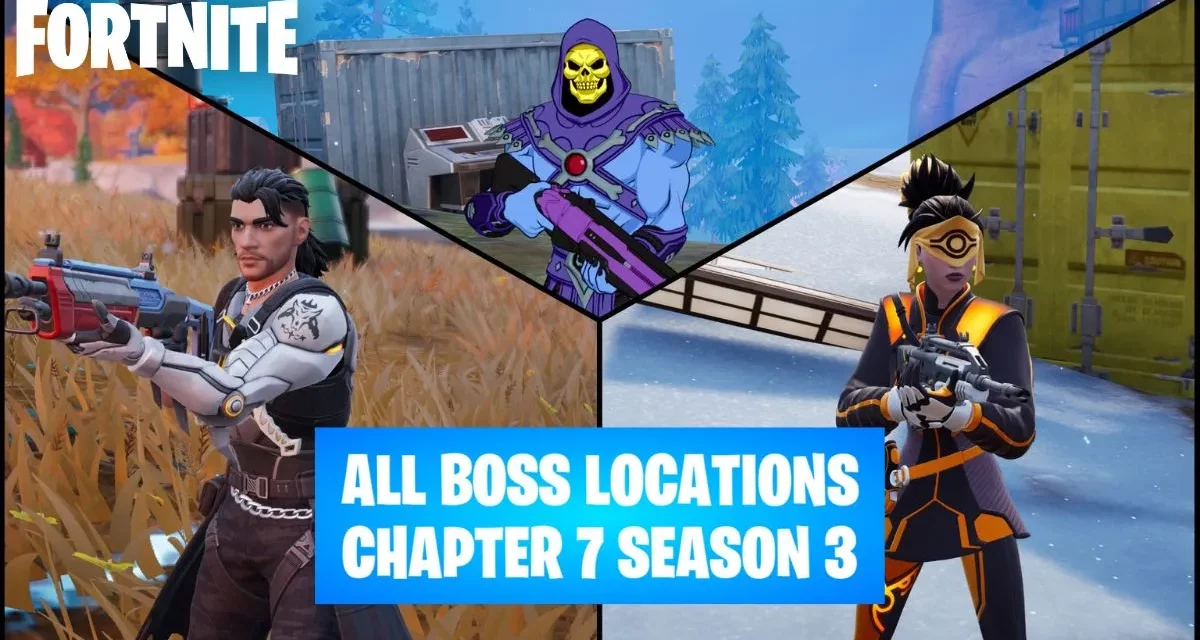 Fortnite Chapter 7 Season 3 All Bosses