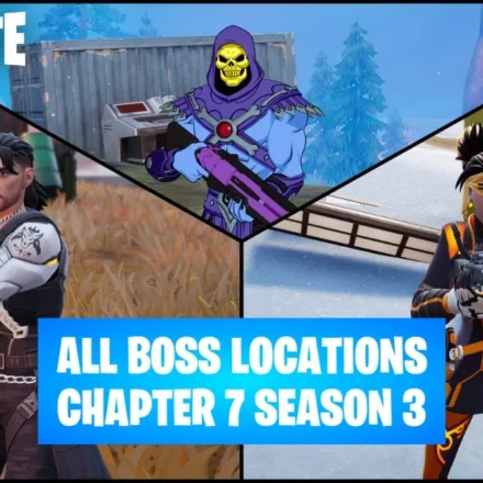 Fortnite Chapter 7 Season 3 All Bosses