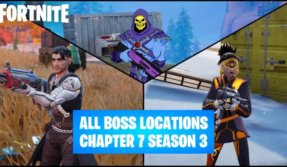 Fortnite Chapter 7 Season 3 All Bosses