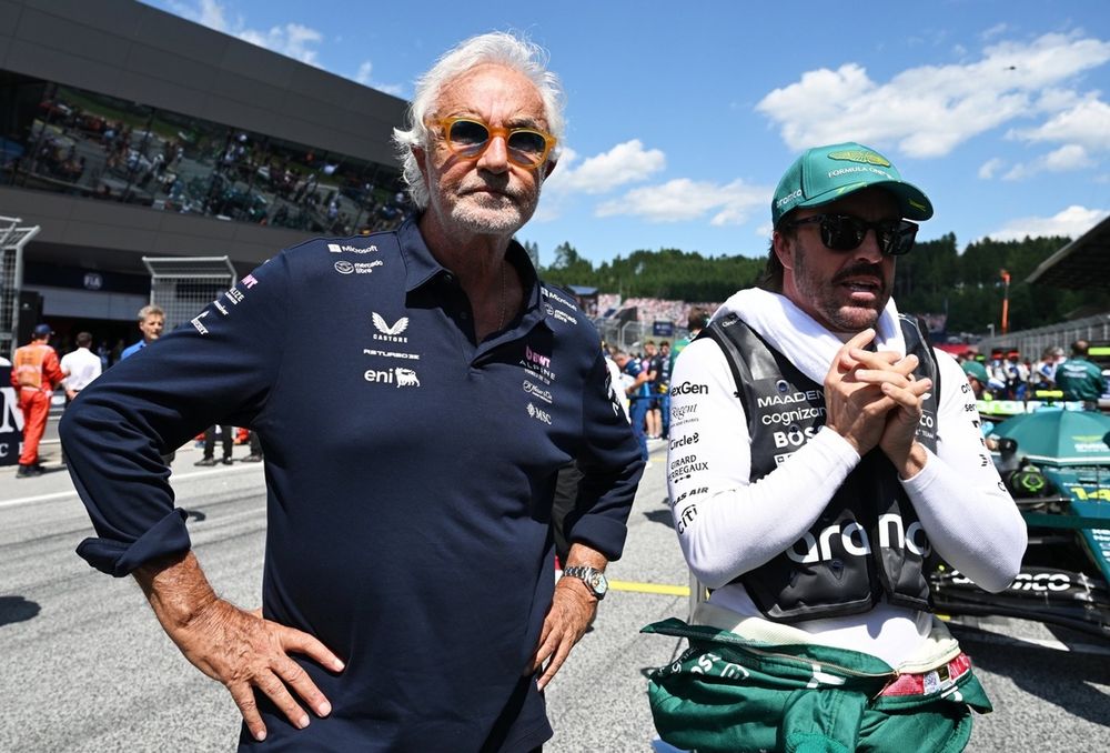 Flavio Briatore y Fernando Alonso
