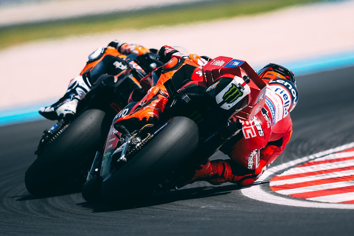 Marc Márquez, Ducati, participan en el test de Brno con Pirelli