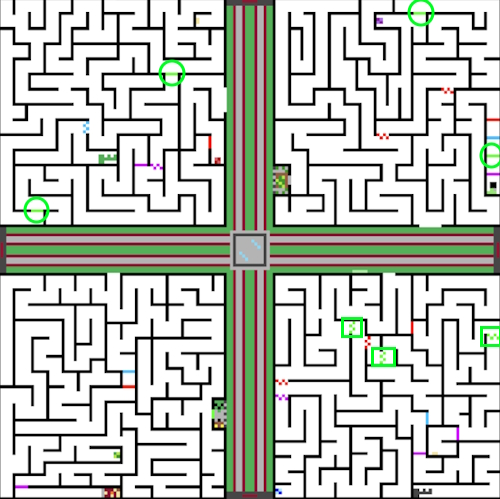 Green doors Sewer Map