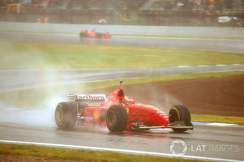 Michael Schumacher conquistó su primer triunfo en Ferrari en Barcelona 1996