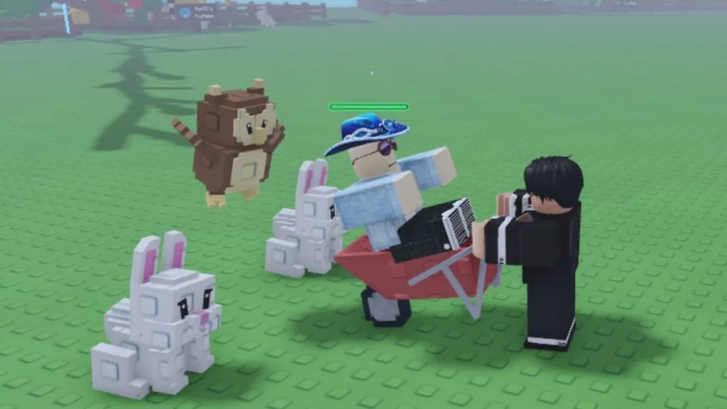 Cómo capturar jugadores con la Wheelbarrow en Grow a Garden 2