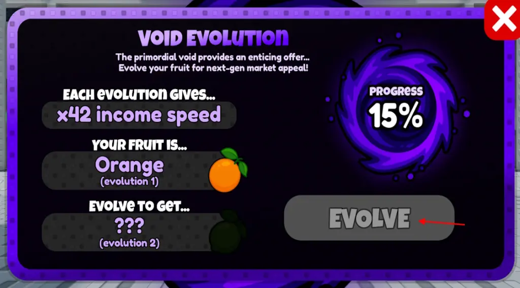Evolve in Sell Lemons