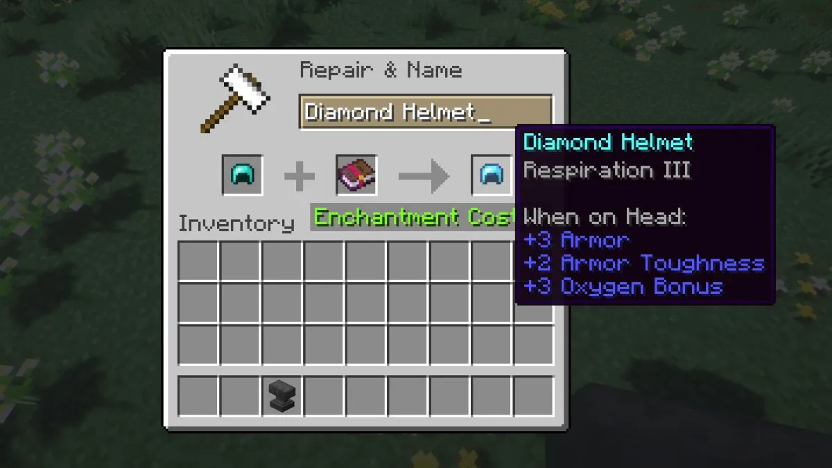 How to Get Respiration Enchantment in Minecraft using Enchanted Books