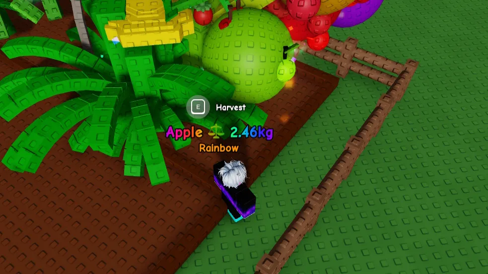 Rainbow apple plant seed in Grow a Garden 2