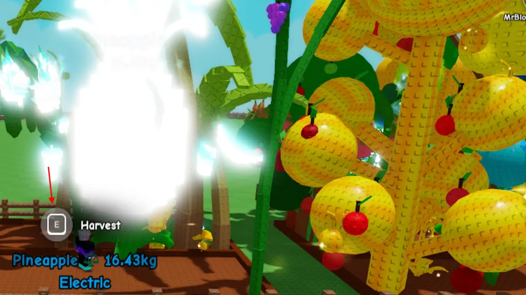 Mutated electric plant Grow a Garden 2