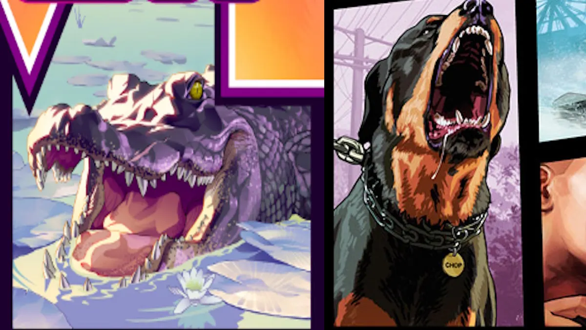 Animales en la portada de GTA 6 y GTA 5