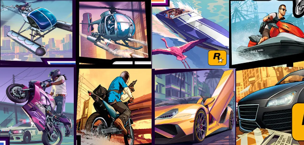 Momentos de GTA 6 y GTA 5 en la portada