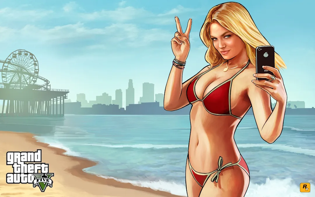 GTA 5 cover girl
