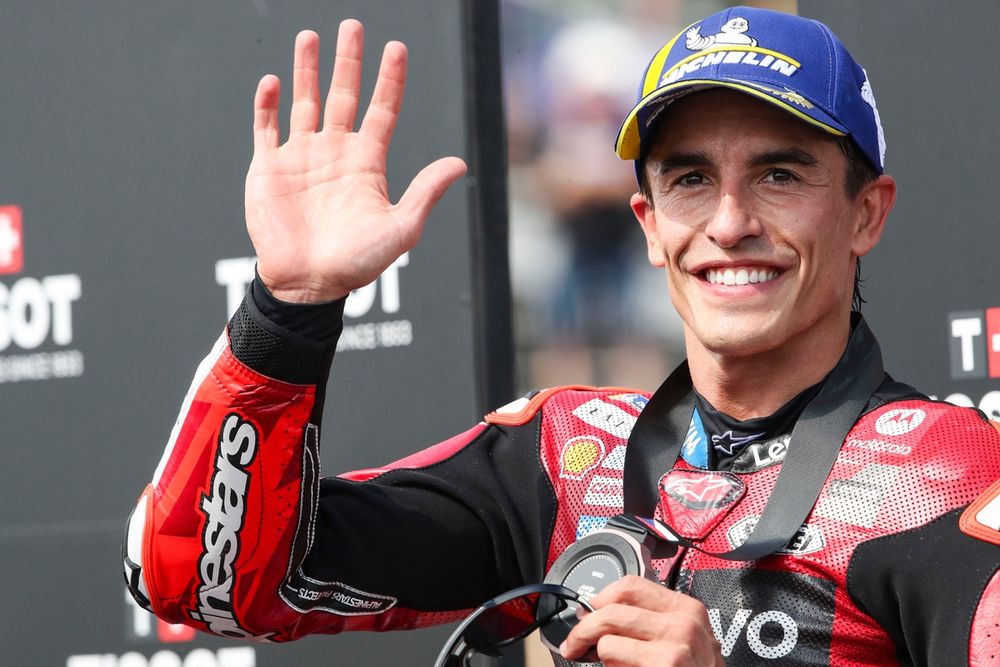 Marc Márquez aceptó su tercera posición en el sprint del GP de República Checa