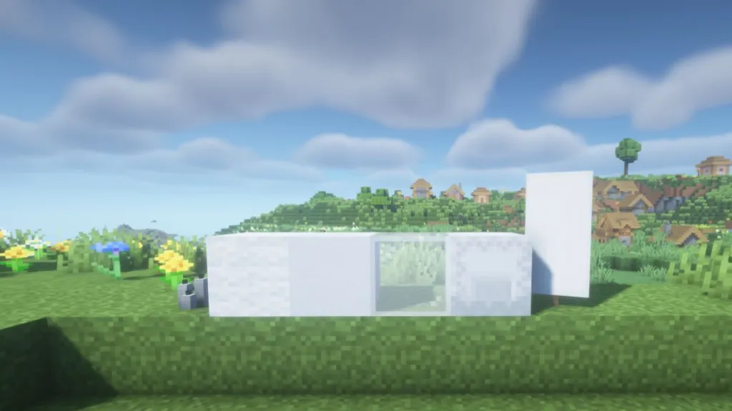 Make Decorative blocks using white dye in minecraft