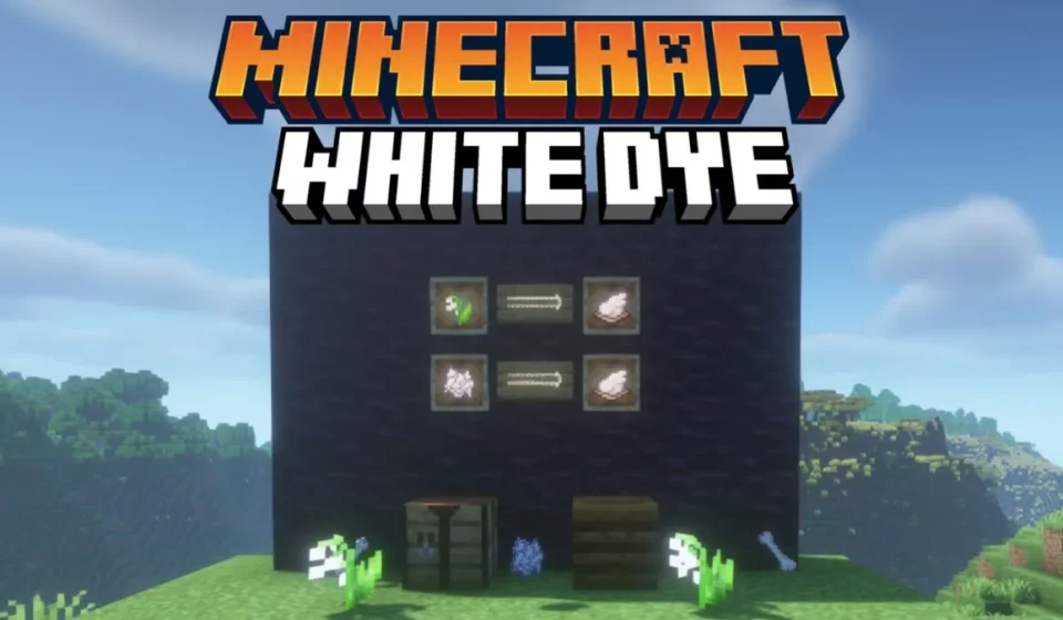 How to Get White Dye in Minecraft