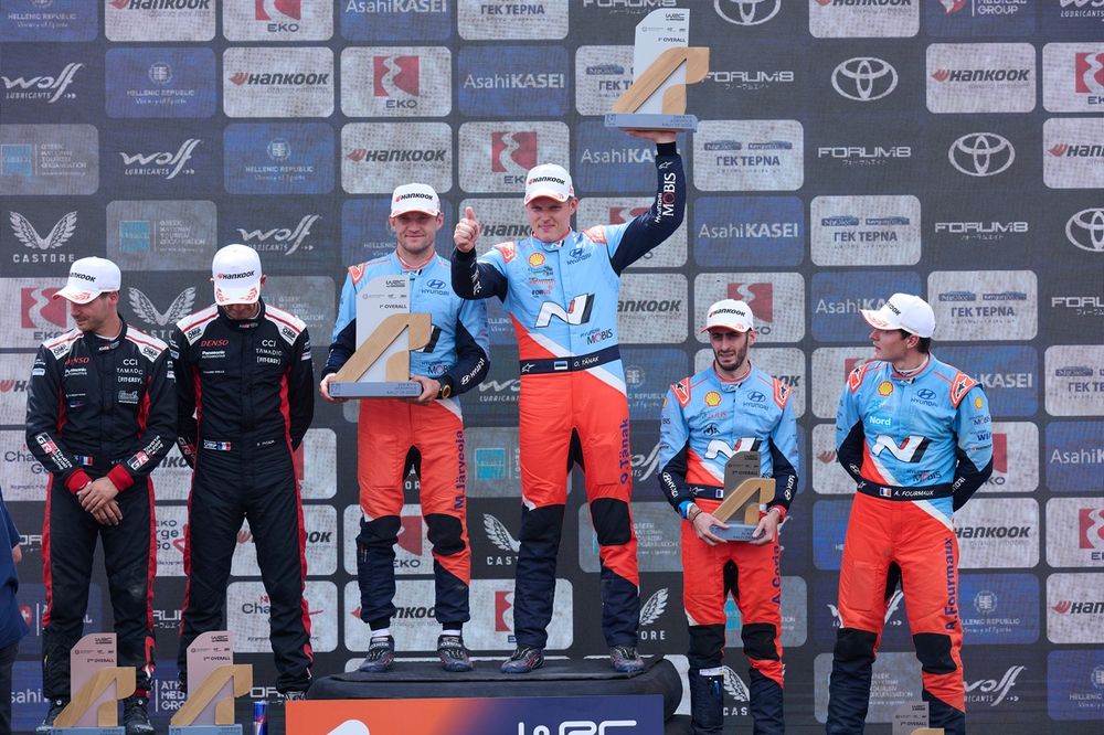 Ott Tänak había ganado en Grecia el año pasado, su 22ª y última victoria en el WRC.