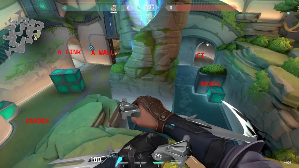 Callouts de la A Site en Valorant Summit