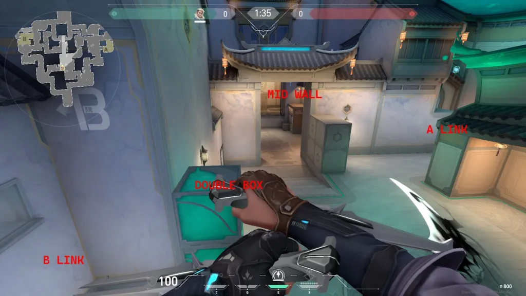 Callouts de Mid en Valorant Summit